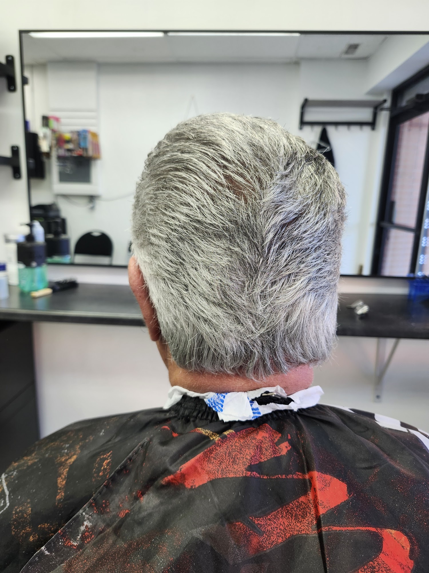 Finished haircut at Kamal Barber Shop
